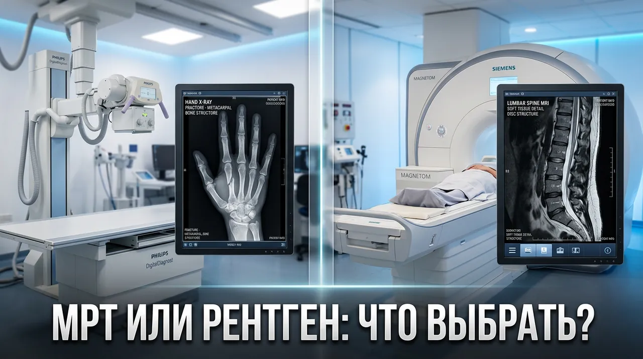 Что лучше — МРТ или рентген — 1
