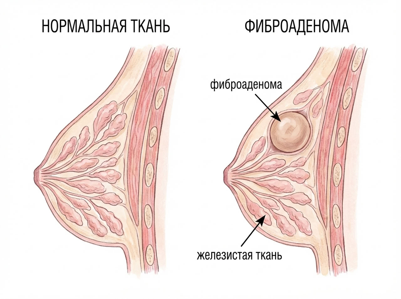 Фиброаденома молочной железы — 1